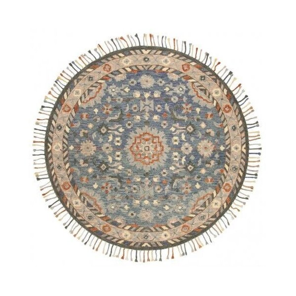 Safavieh Aspen Hand Tufted Runner RugBlue & Rust 2 ft. 3 in. x 7 ft. - APN123A-27