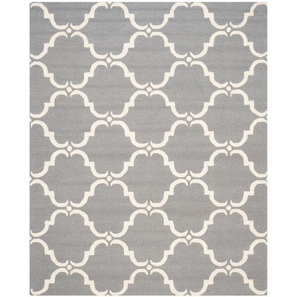 Safavieh Cambridge Hand Tufted Runner Rug- Dark Grey - Ivory- 2 ft. 6 in. x 12 ft. - CAM703D-212