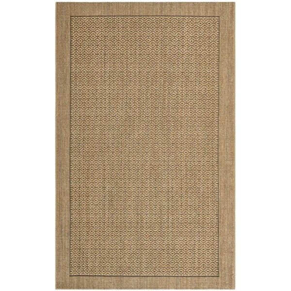 Safavieh 6 X 9 Ft. Palm Beach Power Loomed Medium Rectangle Area Rug, Natural - PAB355A-6