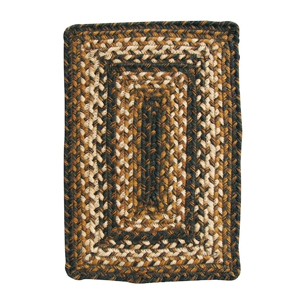 Homespice Decor 10 x 10 in. Kilimanjaro Jute Braided Rugs, Brown - 565211