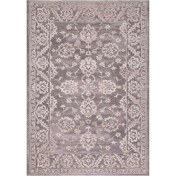 Concord Global 3 ft. 3 in. x 4 ft. 7 in. Thema Anatolia - Beige, Gray - 29814