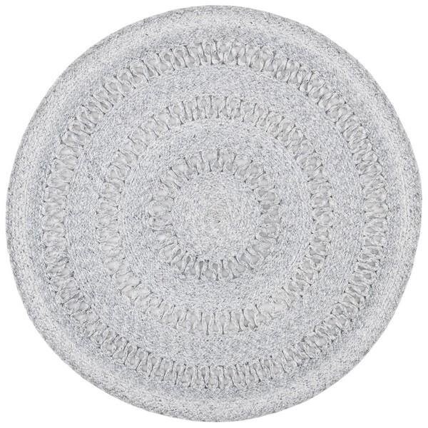 Safavieh 3 x 3 ft. Cape Cod Round Area RugGrey - CAP221F-3R
