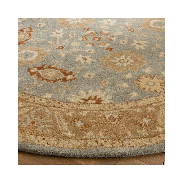 Safavieh Antiquity Hand Tufted Small Rectangle Area Rug, Blue and Beige - 3 x 5 ft. - AT61A-3