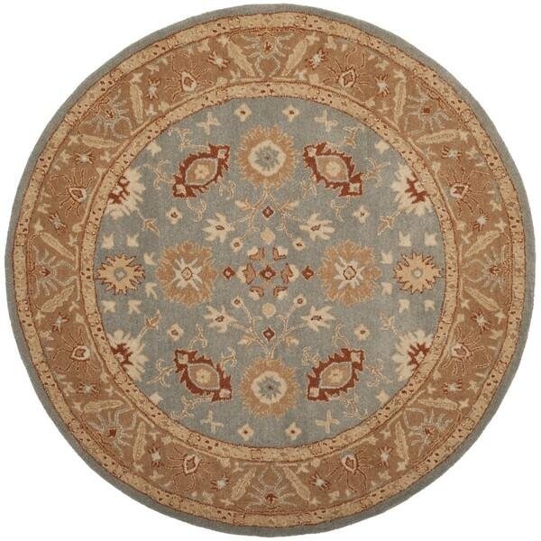 Safavieh Antiquity Hand Tufted Small Rectangle Area Rug, Blue and Beige - 3 x 5 ft. - AT61A-3
