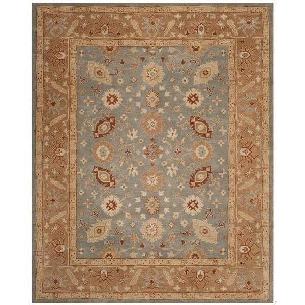 Safavieh Antiquity Hand Tufted Small Rectangle Area Rug, Blue and Beige - 3 x 5 ft. - AT61A-3