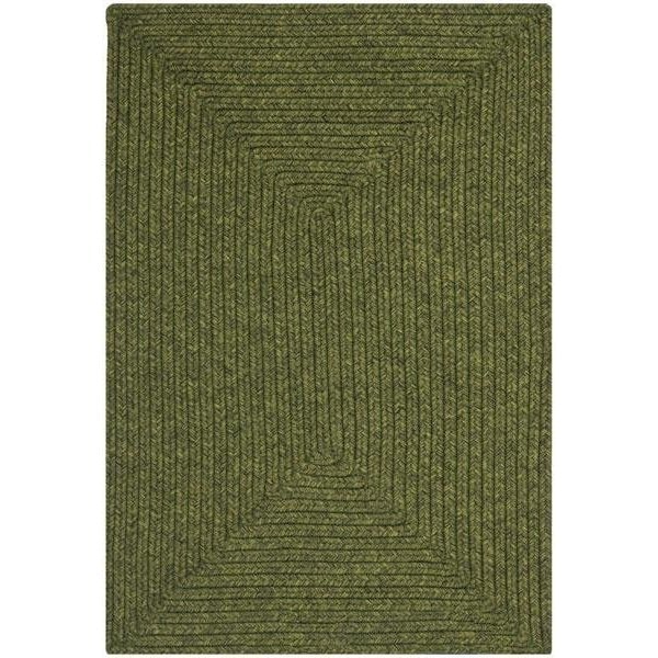 Safavieh 2 Ft.-6 In. X 5 Ft. Braided Hand Woven Half Moon Area Rug, Green - BRD315A-25HM