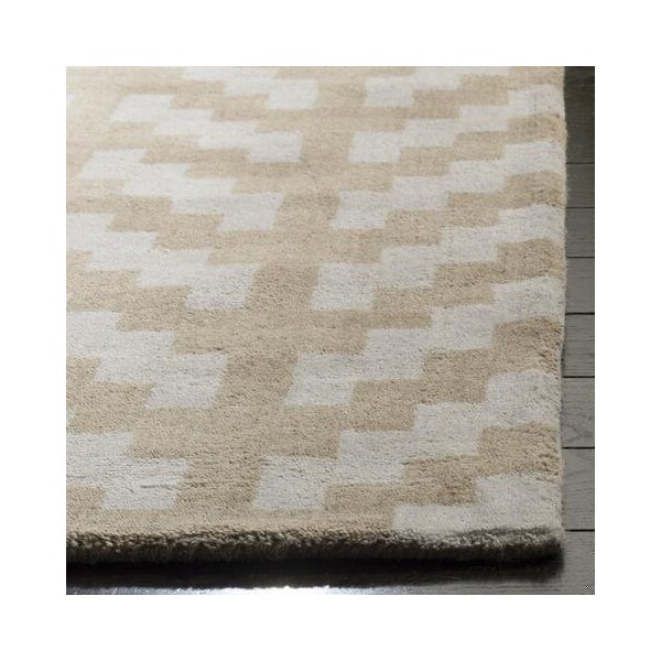 Safavieh Cambridge Hand Tufted Round Rug- Grey - Taupe- 6 x 6 ft. - CAM322A-6R