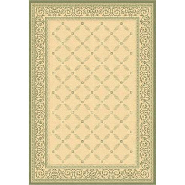 Safavieh 2 Ft. X 3 Ft. - 7 In. Accent- Indoor - Outdoor Courtyard Natural Olive Machine Made Rug - CY1502-1E01-2