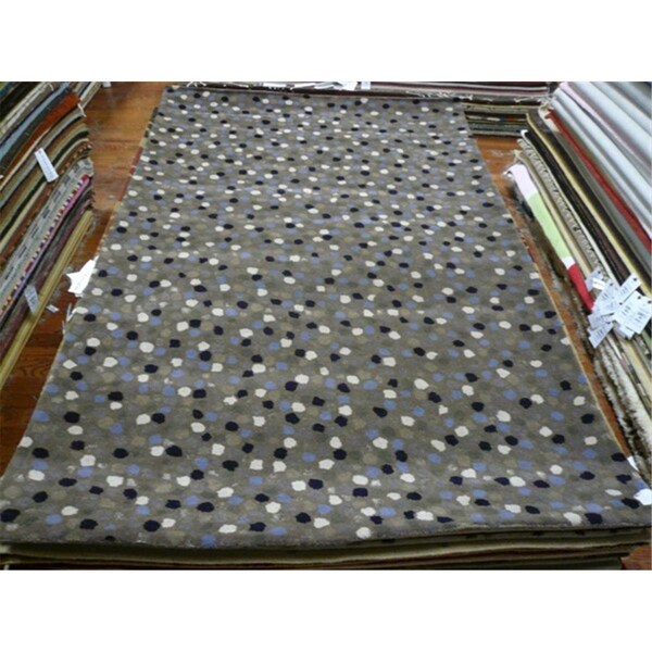 Safavieh 2 x 3 ft. Accent Contemporary Soho Dark Grey and Multicolor Hand Tufted Rug - SOH858A-2