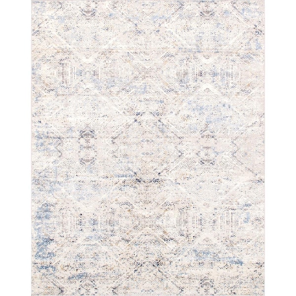Pasargad Home 4 x 6 ft Efes Design Power Loom Area Rug Light Grey - PD189B 4X6