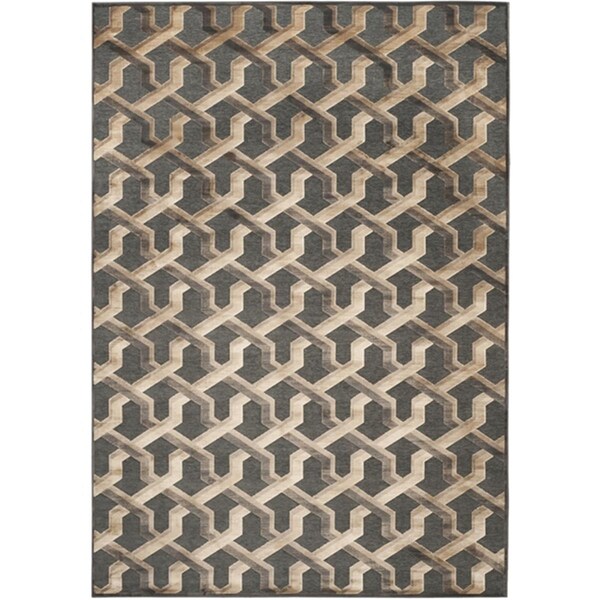 Safavieh Paradise Large Rectangle Area Rug, Soft Anthracite - 7 Ft. 6 In. X 10 Ft. 6 In. - PAR354-3330-810