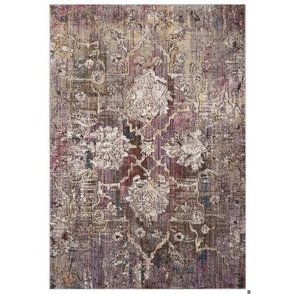 Safavieh 7 x 7 ft. Bristol Square Power Loomed Rug Pink & Grey - BTL487U-7SQ