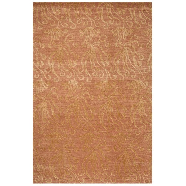 Safavieh 5 ft. - 6 in. x 8 ft. - 6 in. Martha Stewart Hand Knotted Rug, Medium Rectangle - Corraline - MSR5424C-6