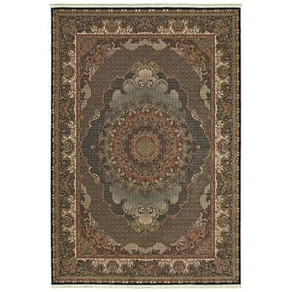 Oriental Weavers 2 ft. 3 in. x 10 ft. Masterpiece 5330B Runner Area RugBlue - M5330B068305ST