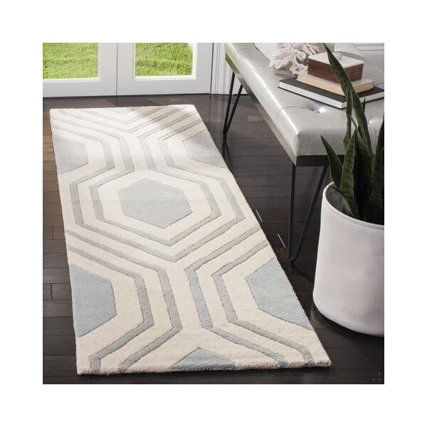 Safavieh Chatham Small Rectangle Area Rug, Grey and Ivory - 3 x 5 ft. - CHT760E-3