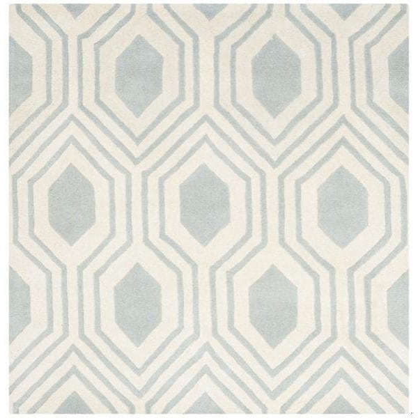 Safavieh Chatham Small Rectangle Area Rug, Grey and Ivory - 3 x 5 ft. - CHT760E-3
