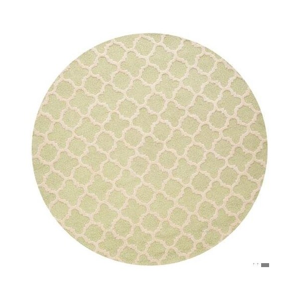 Safavieh Cambridge Hand Tufted Accent Rugs, Light Green and Ivory - 2 ft.-6 in. x 4 ft. - CAM130B-24