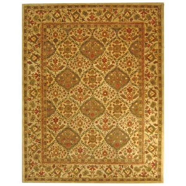 Safavieh 3 x 5 ft. Small Rectangle Traditional Antiquity- Beige Hand Tufted Rug - AT57D-3
