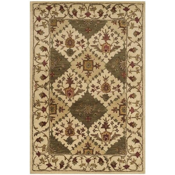 Safavieh 3 x 5 ft. Small Rectangle Traditional Antiquity- Beige Hand Tufted Rug - AT57D-3