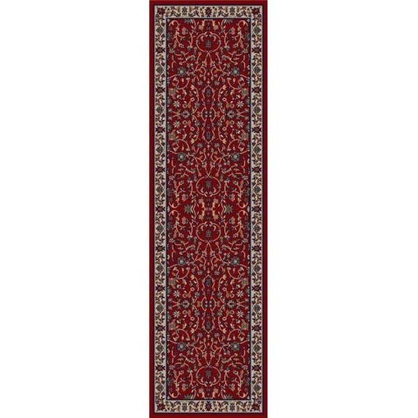 Concord Global Trading Concord Global 40602 2 ft. 3 in. x 7 ft. 7 in. Jewel Kashan - Red - 40602