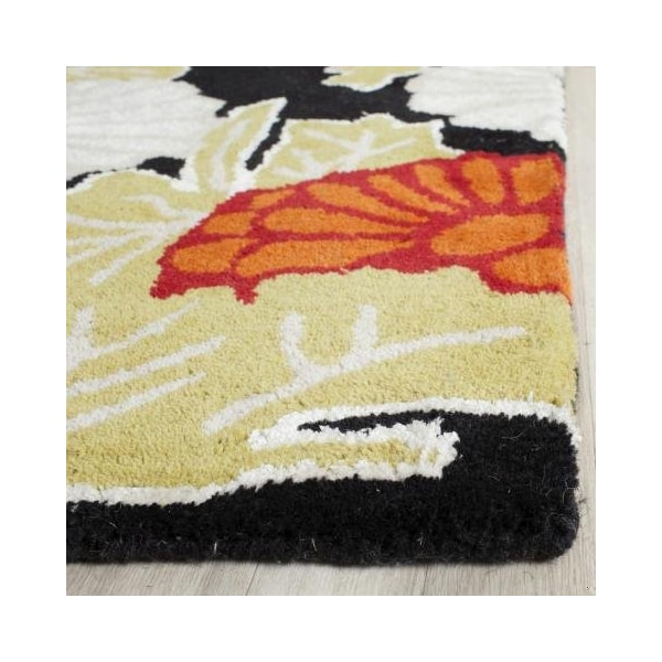 Safavieh Bella Small Rectangle Rug, Black and Multi - 4 x 6 ft. - BEL124A-4