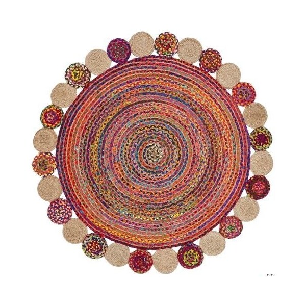 Safavieh Cape Cod Hand Woven Runner Rug, Red and Multi Color - 2 ft.-3 in. x 8 ft. - CAP201A-28