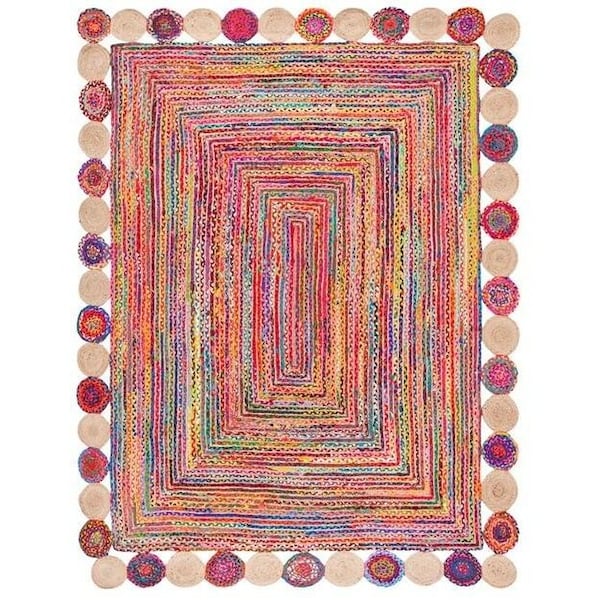 Safavieh Cape Cod Hand Woven Runner Rug, Red and Multi Color - 2 ft.-3 in. x 8 ft. - CAP201A-28