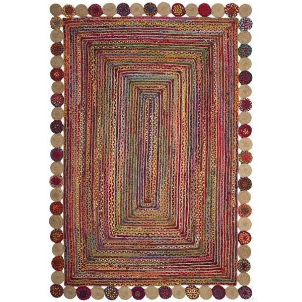 Safavieh Cape Cod Hand Woven Runner Rug, Red and Multi Color - 2 ft.-3 in. x 8 ft. - CAP201A-28