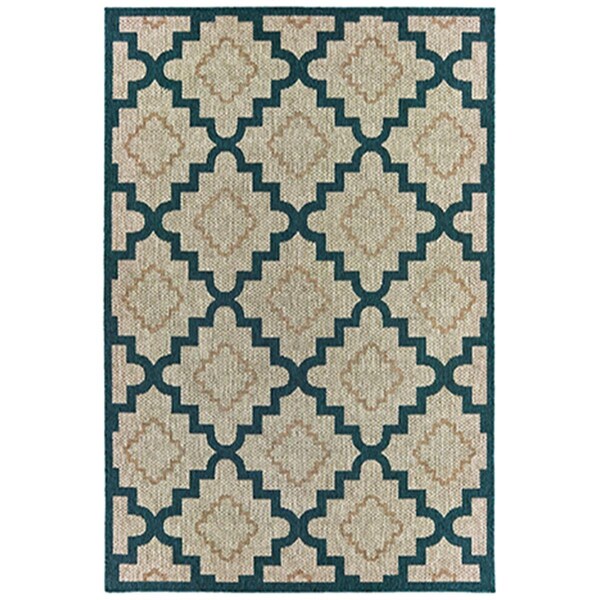 Oriental Weavers 6 ft. 7 in. x 9 ft. 2 in. Latitude Rectangle Rug Grey - L804I3200280ST