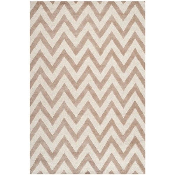 Safavieh Cambridge Hand Tufted Runner Rug- Beige - Ivory- 2 ft. 6 in. x 6 ft. - CAM139J-26