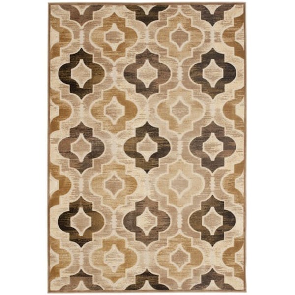 Safavieh Paradise Power Loomed Runner Rug- Taupe - Multi- 2 ft. 7 in. x 4 ft. - PAR165-604-24