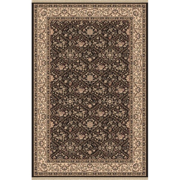 Dynamic Rugs Brilliant 2 ft. 9 in. x 8 ft. 2 in. 7211-090 Rug - Black - BR287211090