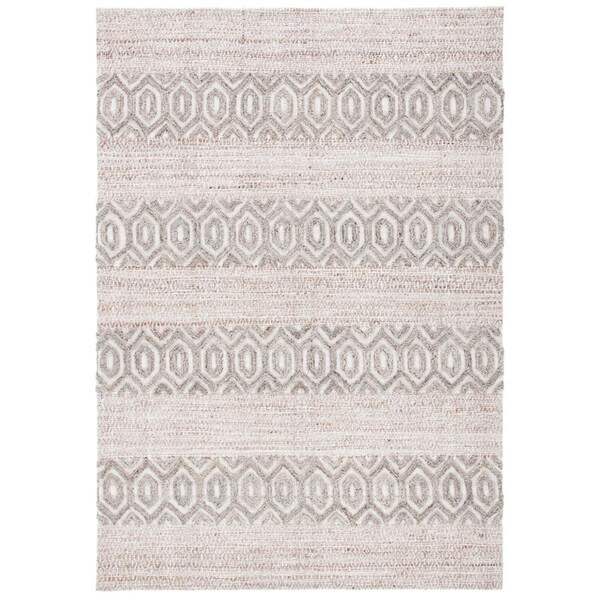 Safavieh 5 x 8 ft. Natura Hand Loomed Rectangle Area Rug Beige & Ivory - NAT610B-5