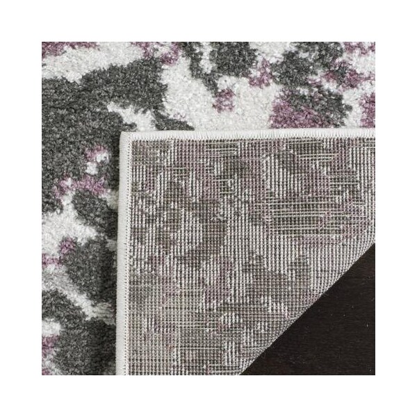 Safavieh Adirondack Power Loomed Rectangle Area Rug, Ivory and Purple - 11 x 15 ft. - ADR115L-1115