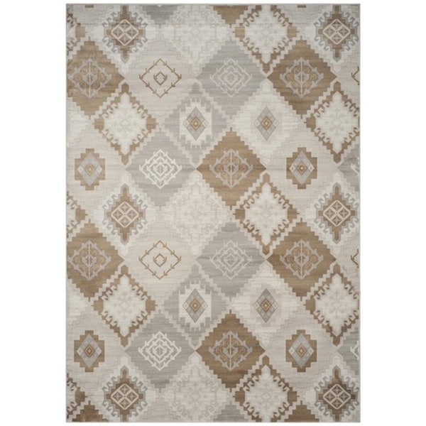 Safavieh 8 x 11 ft. Vintage Power Loomed Large Rectangle Area Rug, Cream and Camel - VTG577M-8