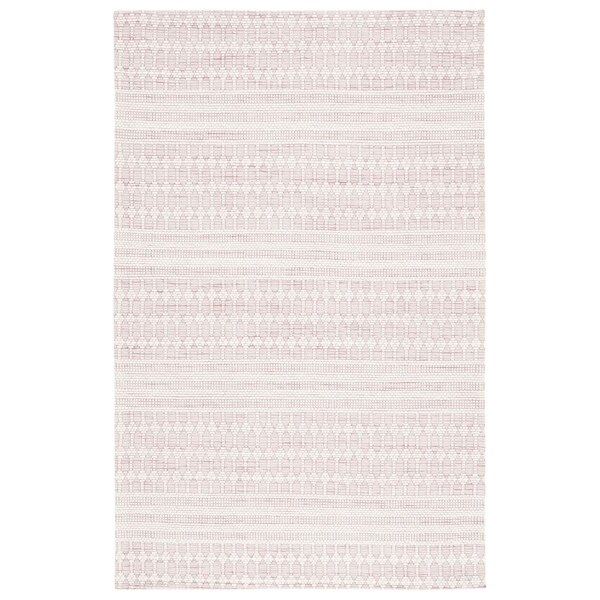 Safavieh 3 x 5 ft. Marbella Contemporary Hand Woven Rectangle Rug Pink & Ivory - MRB327U-3