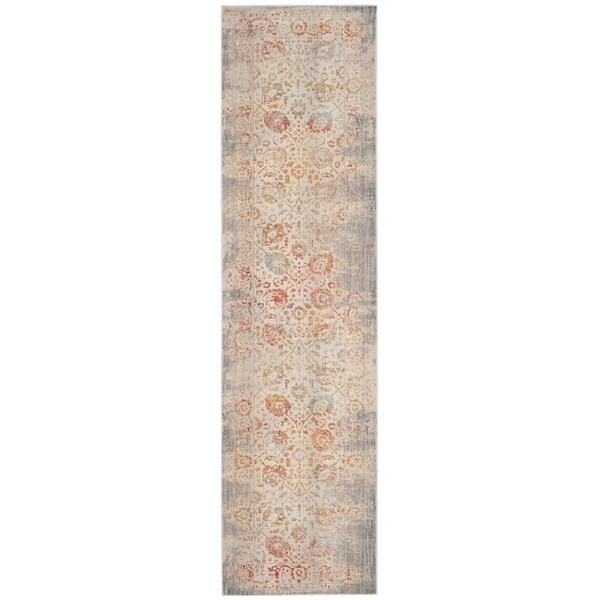Safavieh Vintage Persian Power Loomed Runner Rugs Grey & Multi Color - 2 ft. 2 in. x 10 ft. - VTP411C-210
