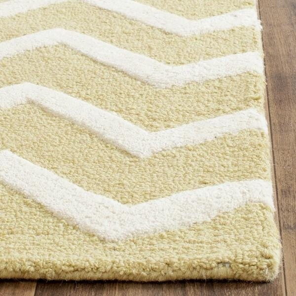 Safavieh Cambridge Hand Tufted Accent Rug, Light Gold - Ivory, 2 x 3 ft. - CAM714L-2
