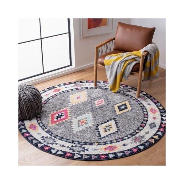Safavieh Adirondack Global Rectangular Area Rug, Grey & Ivory - 8 x 10 ft. - ADR270F-8