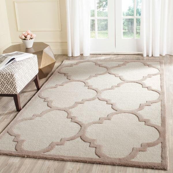 Safavieh Cambridge Accent Rugs, Ivory and Beige - 2 x 3 ft. - CAM140P-2