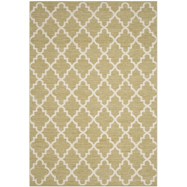 Safavieh 3 x 5 ft. Small Rectangle Montauk Hand Woven RugGreen & Ivory - MTK810G-3