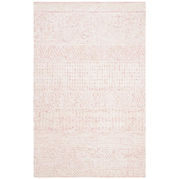 Safavieh Glamour Hand Tufted Accent Area RugLight Pink & Ivory 2 x 3 ft. - GLM538U-2