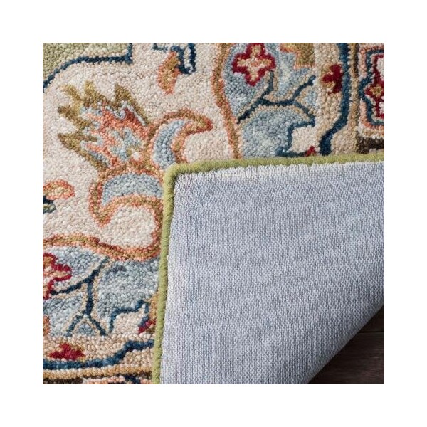 Safavieh Aspen Hand Tufted Square RugSage & Brown 7 x 7 ft. - APN506A-7SQ
