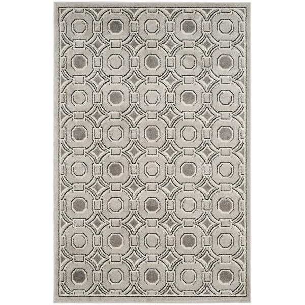 Safavieh 2 ft.-3 in. x 7 ft. Amherst Power Loomed Runner Rug, Light Grey and Ivory - AMT431B-27