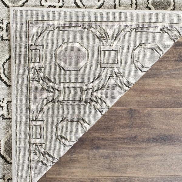 Safavieh 2 ft.-3 in. x 7 ft. Amherst Power Loomed Runner Rug, Light Grey and Ivory - AMT431B-27