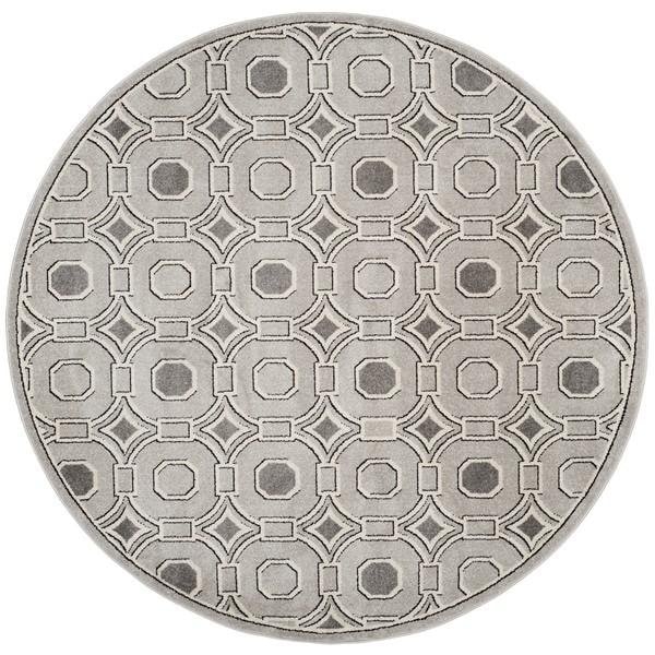 Safavieh 2 ft.-3 in. x 7 ft. Amherst Power Loomed Runner Rug, Light Grey and Ivory - AMT431B-27