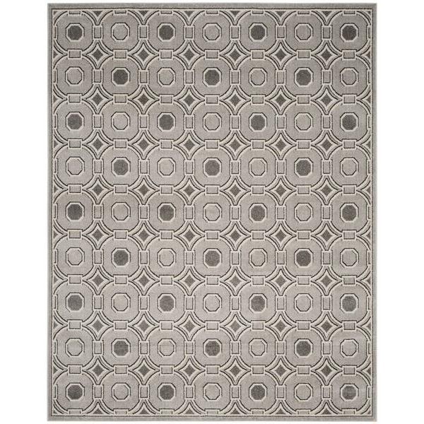 Safavieh 2 ft.-3 in. x 7 ft. Amherst Power Loomed Runner Rug, Light Grey and Ivory - AMT431B-27