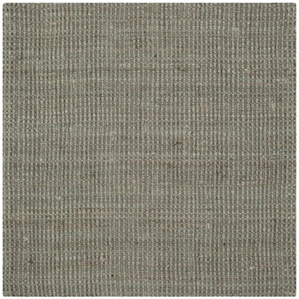 Safavieh Natural Fiber Hand Woven Square Rug- Grey- 4 x 4 ft. - NF730B-4SQ