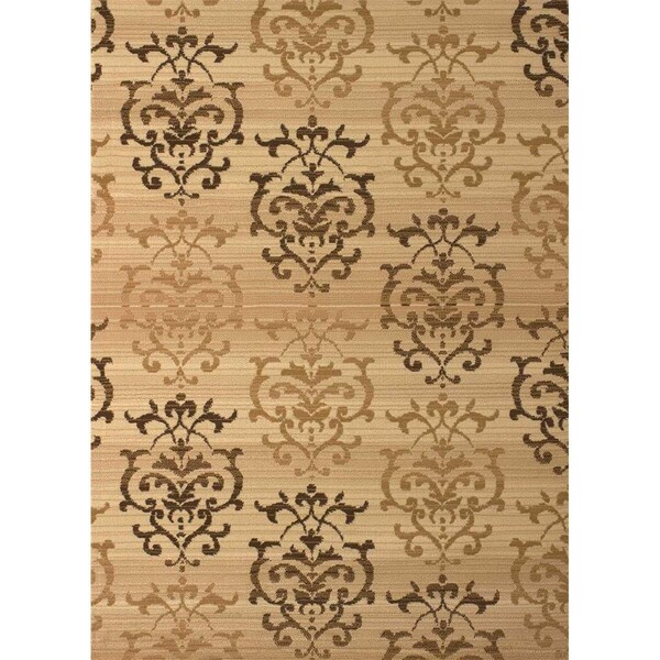 United Weavers 2 ft. 3 x 7 ft. 2 in. Dallas Countess Runner RugIvory - 851 10715 28A