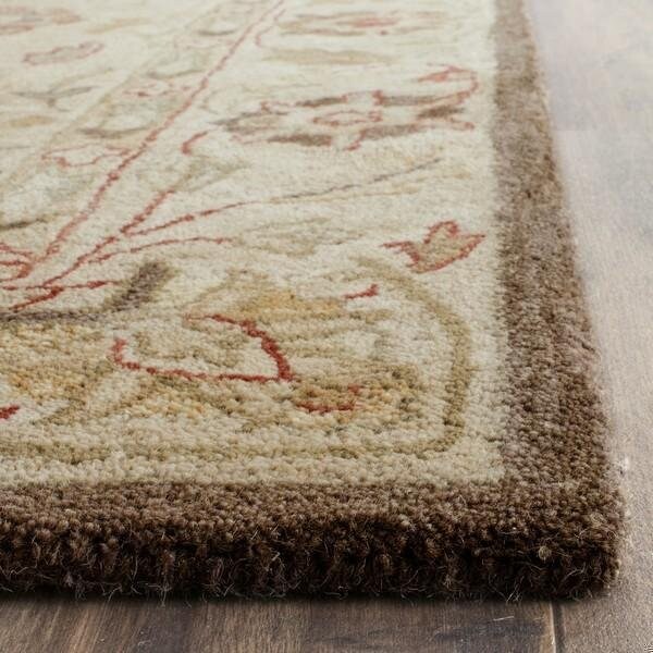 Safavieh 3 x 5 ft. Small Rectangle Antiquity Hand Tufted RugBeige & Beige - AT812A-3